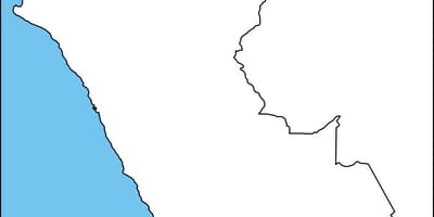 નકશો ખાલી નકશો પેરુ